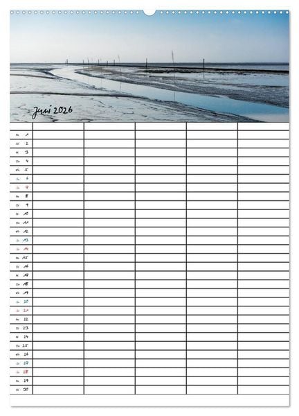 Produktbild: JUIST - DIE NORDSEEINSEL (hochwertiger Premium Wandkalender 2026 DIN A2 hoch), Kunstdruck in Hochglanz