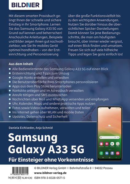 Samsung Galaxy A33 5G - Für Einsteiger ohne Vorkenntnisse
