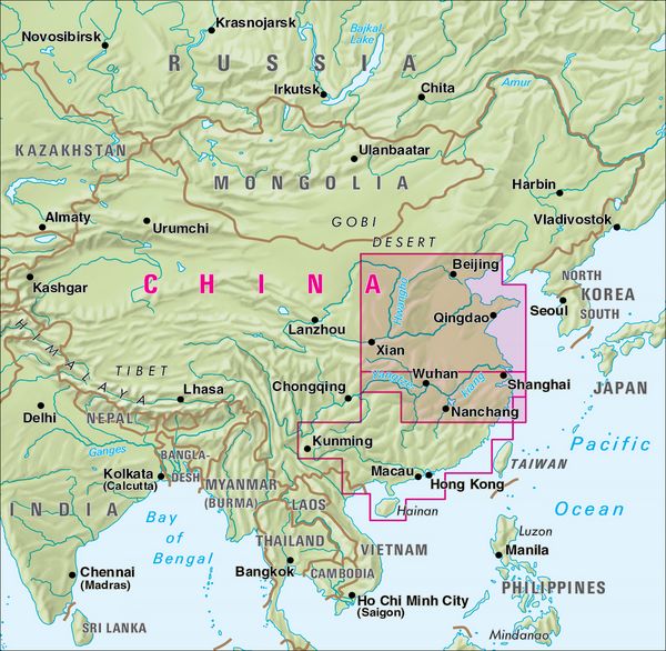 Produktbild: Nelles Map China: Central 1:1 750 000