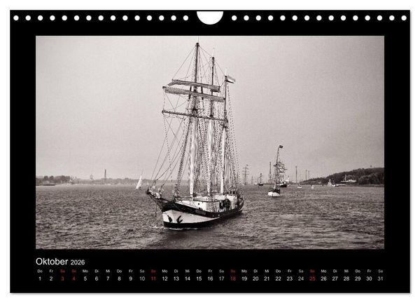 Produktbild: Segelschiffe auf der Ostsee (Wandkalender 2026 DIN A4 quer), CALVENDO Monatskalender