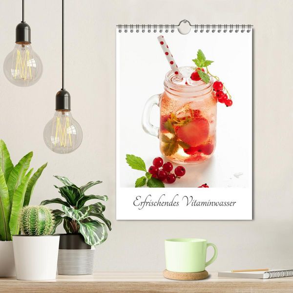 Produktbild: Erfrischendes Vitaminwasser (Wandkalender 2026 DIN A4 hoch), CALVENDO Monatskalender