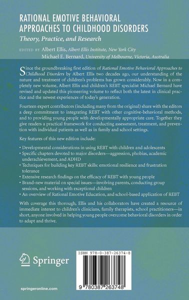 Produktbild: Rational Emotive Behavioral Approaches to Childhood Disorders