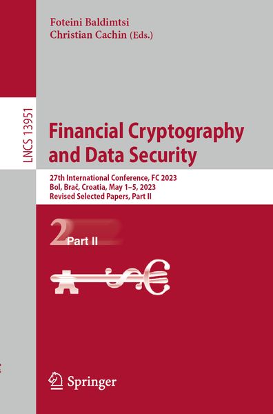 Produktbild: Financial Cryptography and Data Security