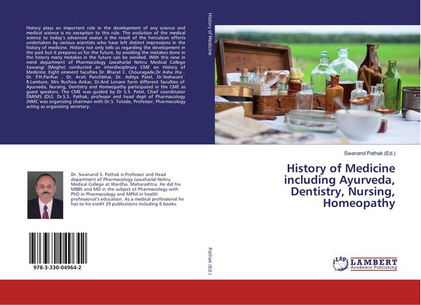 Produktbild: History of Medicine including Ayurveda, Dentistry, Nursing, Homeopathy
