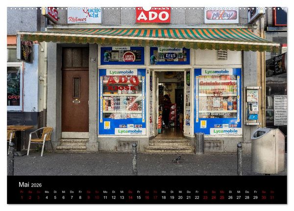 Produktbild: K&ouml;lsche Veedelskultur. B&uuml;dchen, Kioske und Trinkhallen. (Wandkalender 2026 DIN A2 quer), CALVENDO Monatskalender