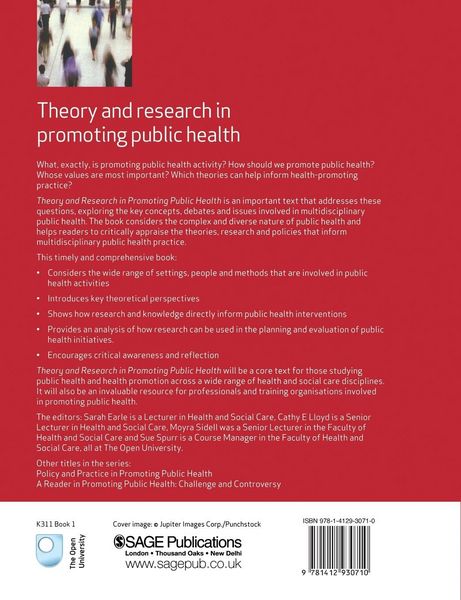 Produktbild: Theory and Research in Promoting Public Health