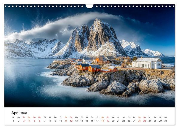 Produktbild: Lofoten - Arktische Tr&auml;ume (Wandkalender 2026 DIN A3 quer), CALVENDO Monatskalender