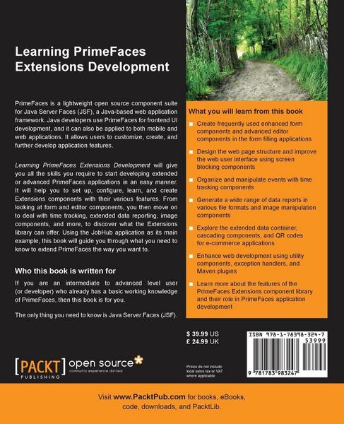 Produktbild: Learning Primefaces' Extensions Development