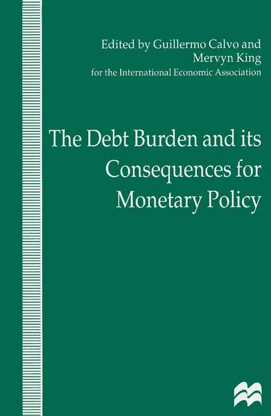 Produktbild: The Debt Burden and Its Consequences for Monetary Policy