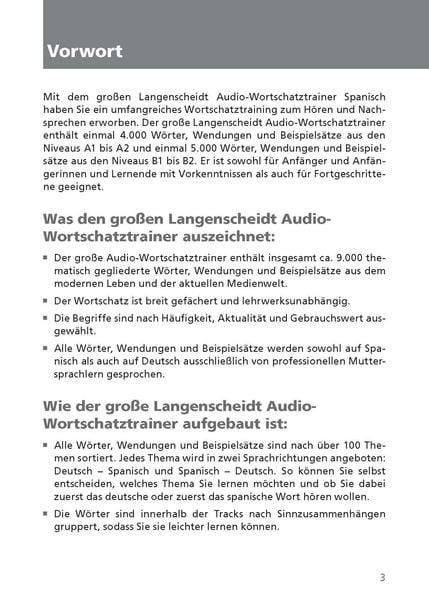 Produktbild: Langenscheidt Der gro&szlig;e Audio-Wortschatztrainer Spanisch
