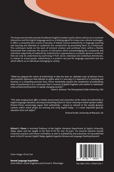 Produktbild: Reconceptualising Authenticity for English as a Global Language