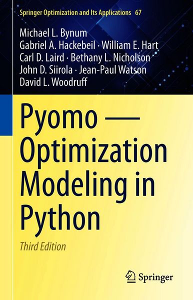 Produktbild: Pyomo - Optimization Modeling in Python
