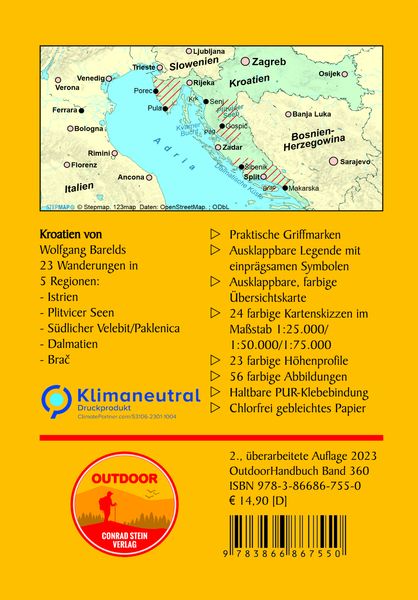 Produktbild: Kroatien 23 Touren zwischen Küste und Karst