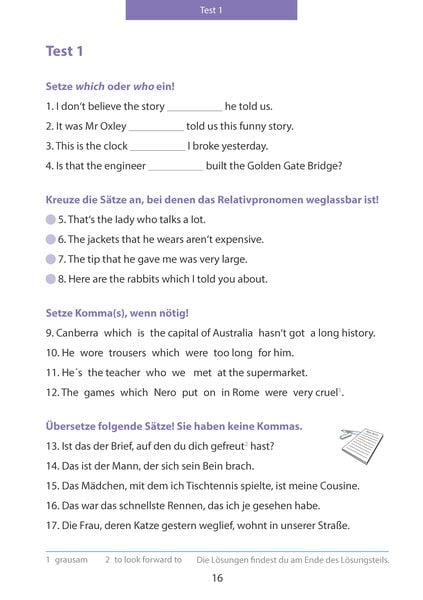 'Wichtige Grammatikbereiche. Englisch 7. Klasse und für Erwachsene, A5