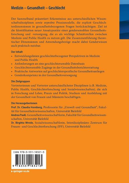 Produktbild: Medizin - Gesundheit - Geschlecht