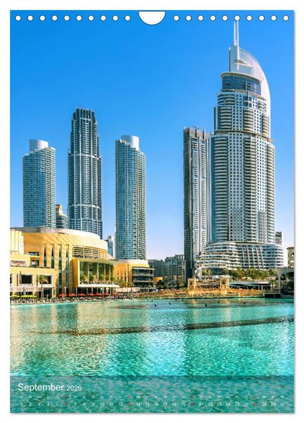 Produktbild: Vereinigte Arabische Emirate - St&auml;dte Highlights (Wandkalender 2026 DIN A4 hoch), CALVENDO Monatskalender