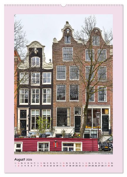 Produktbild: Amsterdam - Alles nur Fassade (Wandkalender 2026 DIN A2 hoch), CALVENDO Monatskalender