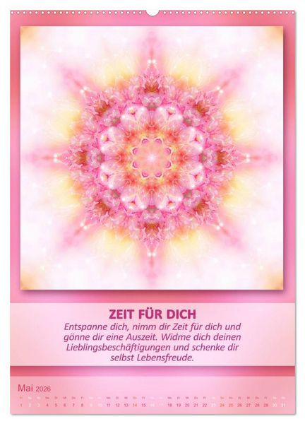 Produktbild: Light Energy Mandalas - Kalender - Vol. 2 (Wandkalender 2026 DIN A2 hoch), CALVENDO Monatskalender
