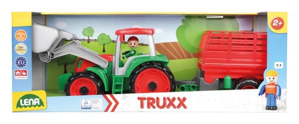 Produktbild: LENA 04428 - TRUXX Traktor mit Heuanh&auml;nger