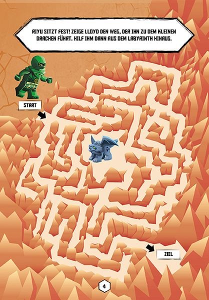 Produktbild: LEGO&reg; NINJAGO&reg; &ndash; R&auml;tselblock f&uuml;r Ninjafans