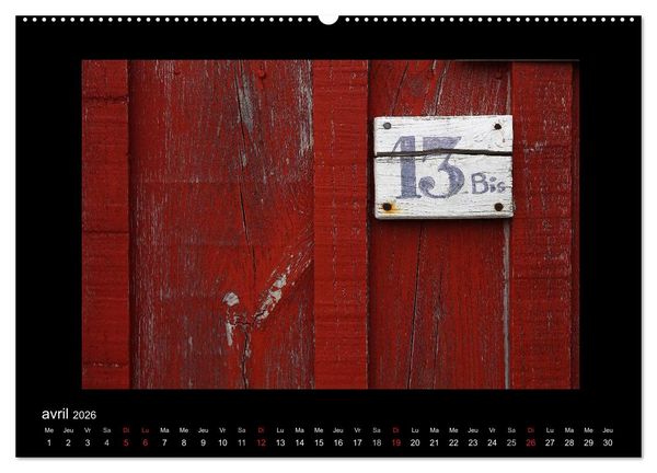 Produktbild: Les Cabanes d'Ol&eacute;ron (Calendrier mural 2026 DIN A2 vertical) calendrier de bureau