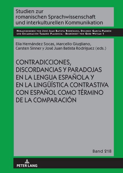 Produktbild: Contradicciones, discordancias y paradojas en la lengua espa&ntilde;ola y en la ling&uuml;&iacute;stica contrastiva con espa&ntilde;ol como t&eacute;rmino de la comparaci&oacute;n