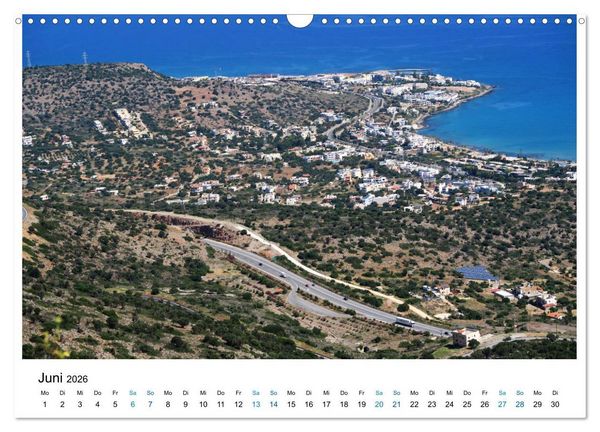 Produktbild: Die Insel Kreta - St&auml;dte, Schluchten und Meer (Wandkalender 2026 DIN A3 quer), CALVENDO Monatskalender
