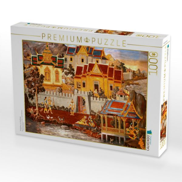 Produktbild: CALVENDO Puzzle K&ouml;nigshaus von Ayuthaya | 1000 Teile Lege-Gr&ouml;&szlig;e 64x48cm Foto-Puzzle f&uuml;r gl&uuml;ckliche Stunden