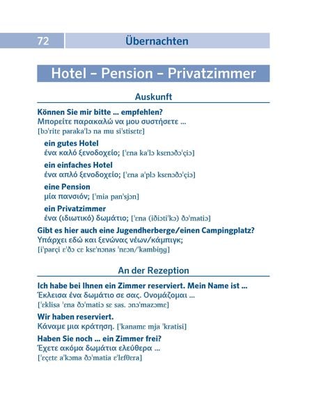 PONS Pocket-Sprachführer Griechisch