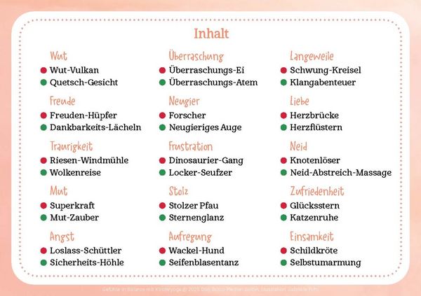 Produktbild: Gef&uuml;hle in Balance mit Kinderyoga