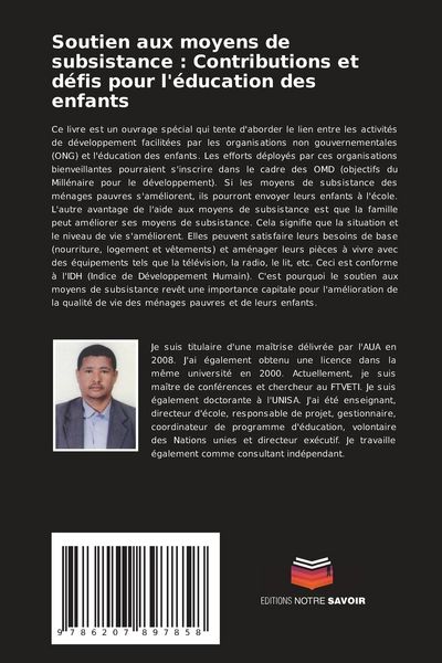 Produktbild: Soutien aux moyens de subsistance : Contributions et d&eacute;fis pour l'&eacute;ducation des enfants