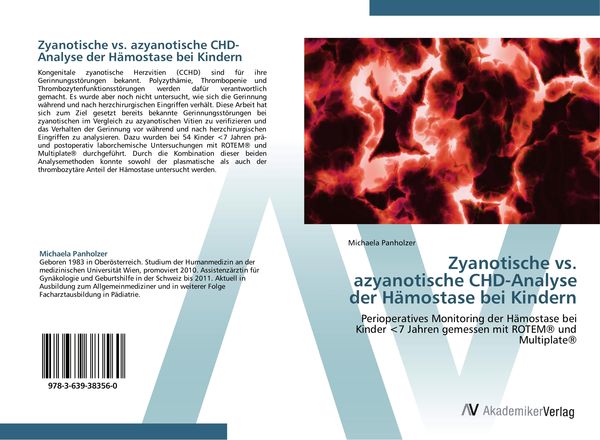 Produktbild: Zyanotische vs. azyanotische CHD-Analyse der H&auml;mostase bei Kindern