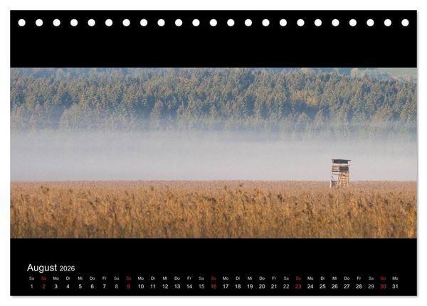 Produktbild: Alpenrand zwischen Isar und Lech (Tischkalender 2026 DIN A5 quer), CALVENDO Monatskalender