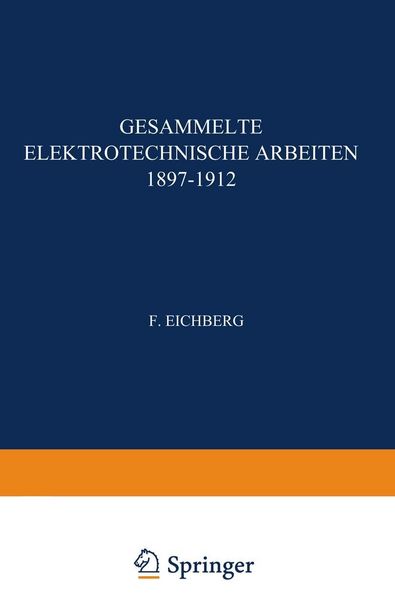 Produktbild: Gesammelte Elektrotechnische Arbeiten 1897-1912