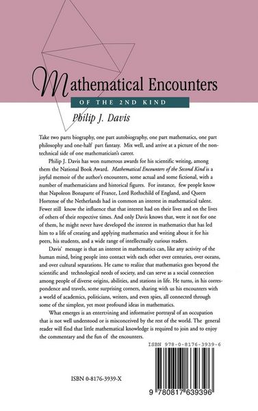 Produktbild: Mathematical Encounters of the Second Kind