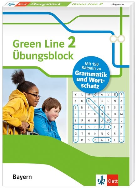 Green Line 2 Bayern Klasse 6 - Übungsblock zum Schulbuch, Taschenbuch von , Klett Lerntraining bei PONS Langenscheidt GmbH, 978-3-12-926166-8