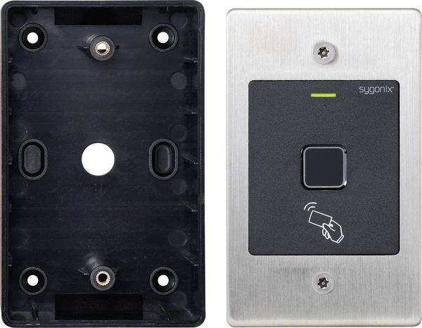 Produktbild: Sygonix SY-4760958 Fingerprint/RFID Zugangssystem Unterputz 12 V/DC, 18 V/DC IP66