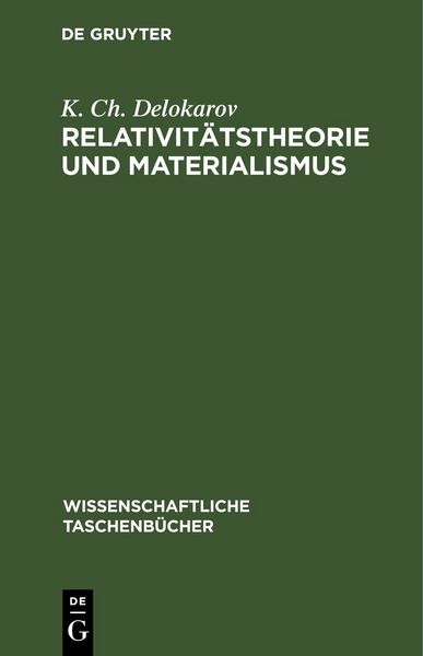 Produktbild: Relativit&auml;tstheorie und Materialismus