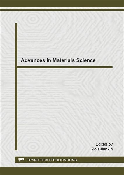 Produktbild: Advances in Materials Science
