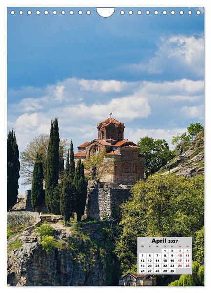 Produktbild: Orthodoxe Kirchen in Nordmazedonien (Wandkalender 2027 DIN A4 hoch), CALVENDO Monatskalender