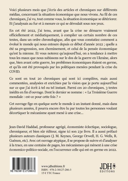 Produktbild: Chroniques d'un &eacute;conomiste (juste ?) avant la crise