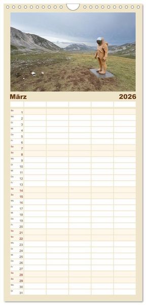 Produktbild: Familienplaner 2026 - Abruzzen - wild und romantisch mit 5 Spalten (Wandkalender, 21 x 45 cm) CALVENDO