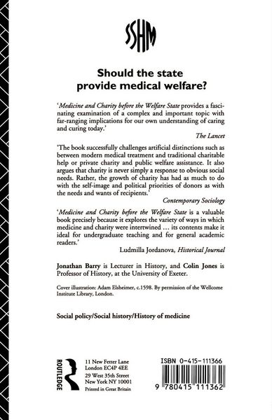 Produktbild: Medicine and Charity Before the Welfare State
