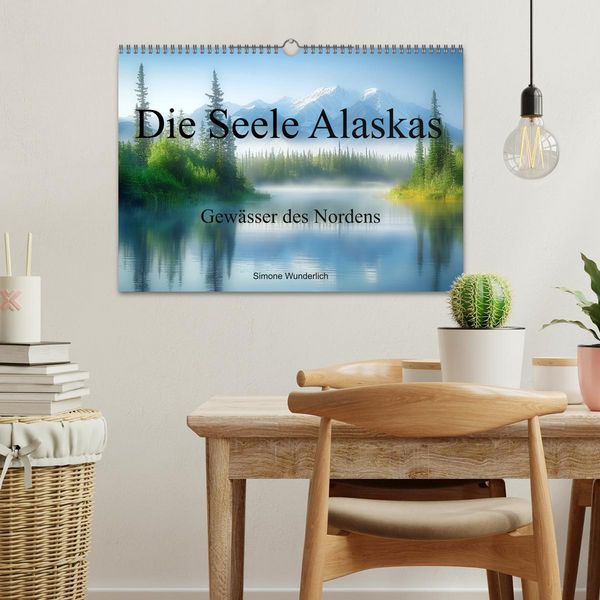 Produktbild: Die Seele Alaskas - Gew&auml;sser des Nordens (Wandkalender 2026 DIN A3 quer), CALVENDO Monatskalender
