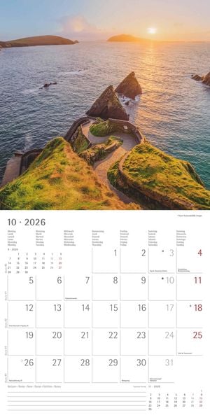 Produktbild: Wege 2026 - Broschürenkalender 30x30 cm (30x60 geöffnet) - Kalender mit Platz für Notizen - Paths - Bildkalender - Wandplaner - Naturkalender