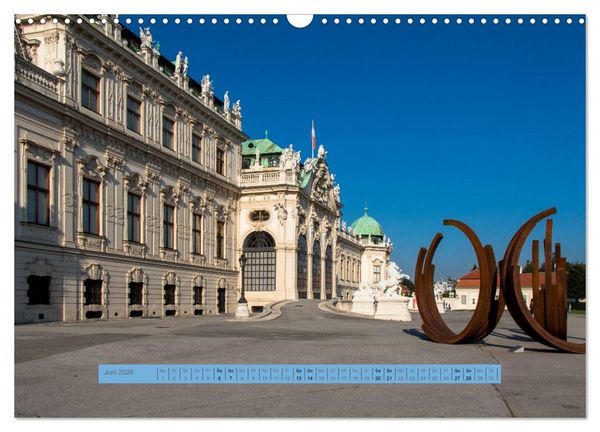 Produktbild: Wien f&uuml;r Liebhaber und Interessierte (Wandkalender 2026 DIN A3 quer), CALVENDO Monatskalender