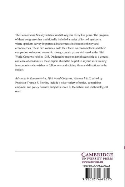 Produktbild: Advances in Econometrics