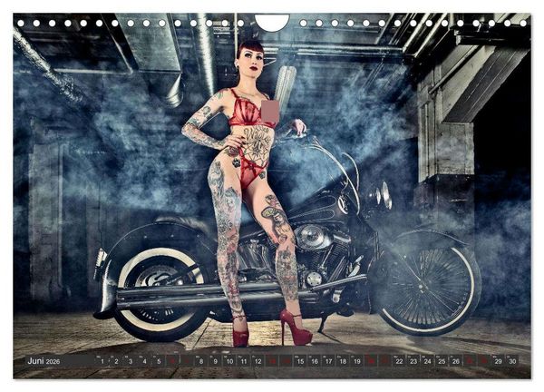 Produktbild: Motorr&auml;der und Sexy Girls (Wandkalender 2026 DIN A4 quer), CALVENDO Monatskalender