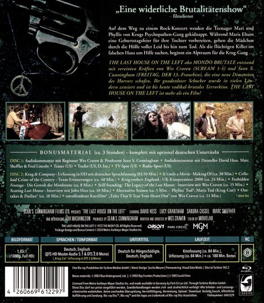 Produktbild: The Last House on the Left - Das Original