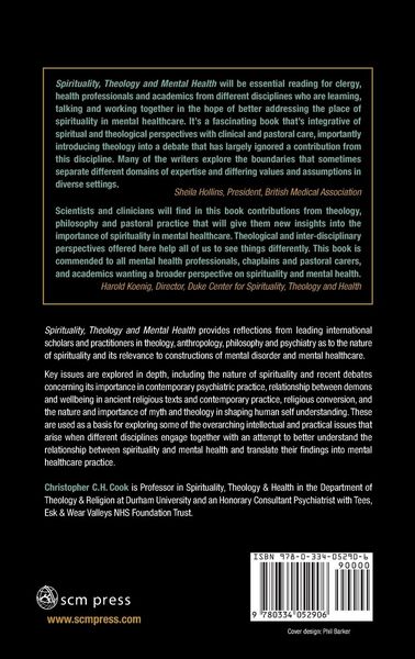 Produktbild: Spirituality, Theology and Mental Health